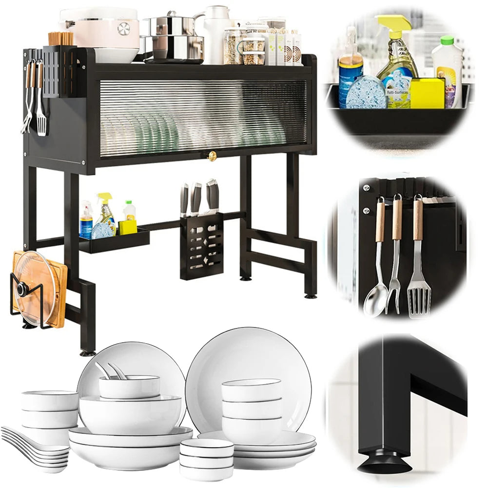 escurridor de platos multifuncional
