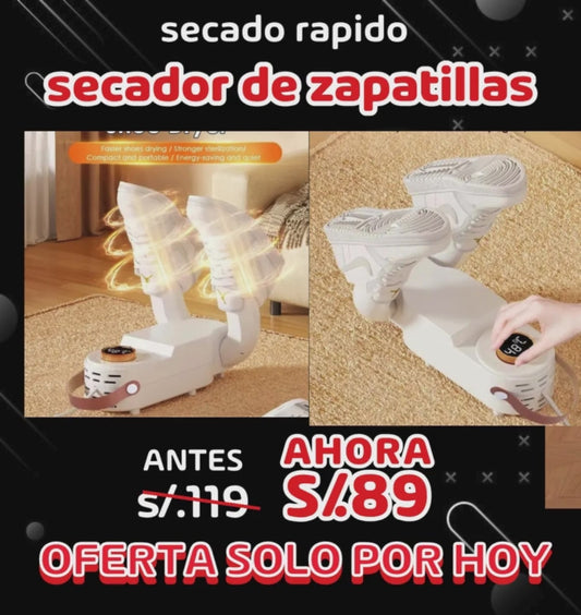 secador de zapatillas