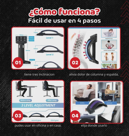 soporte lumbar multifuncional